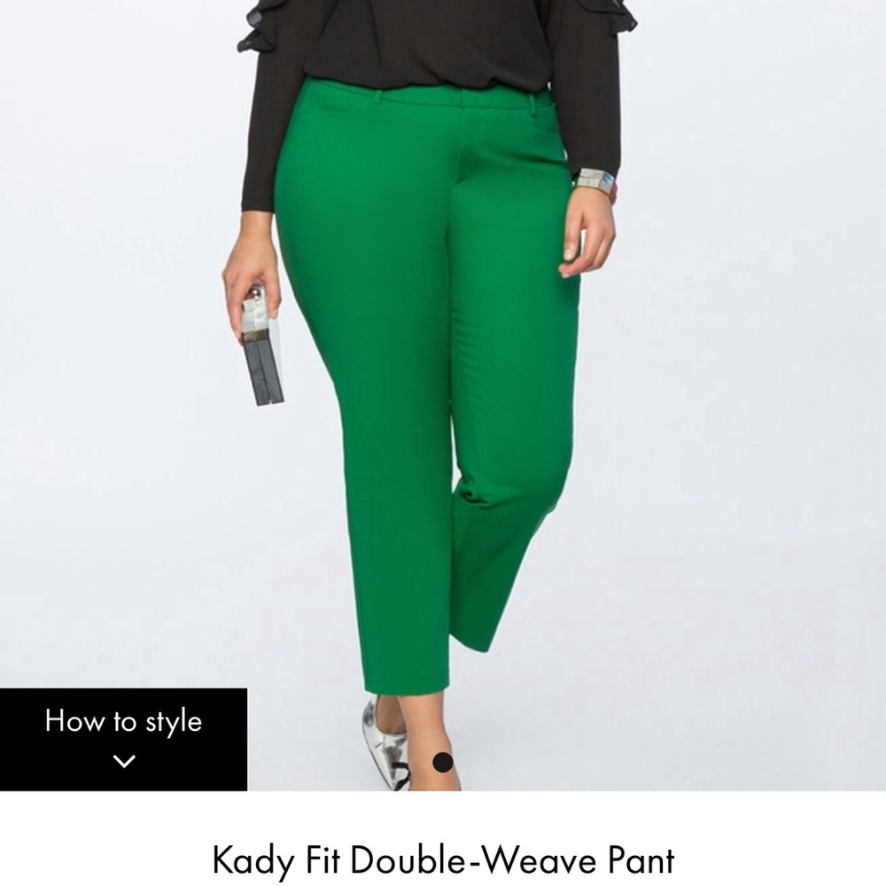 Eloquii Katy Double Weave Pant